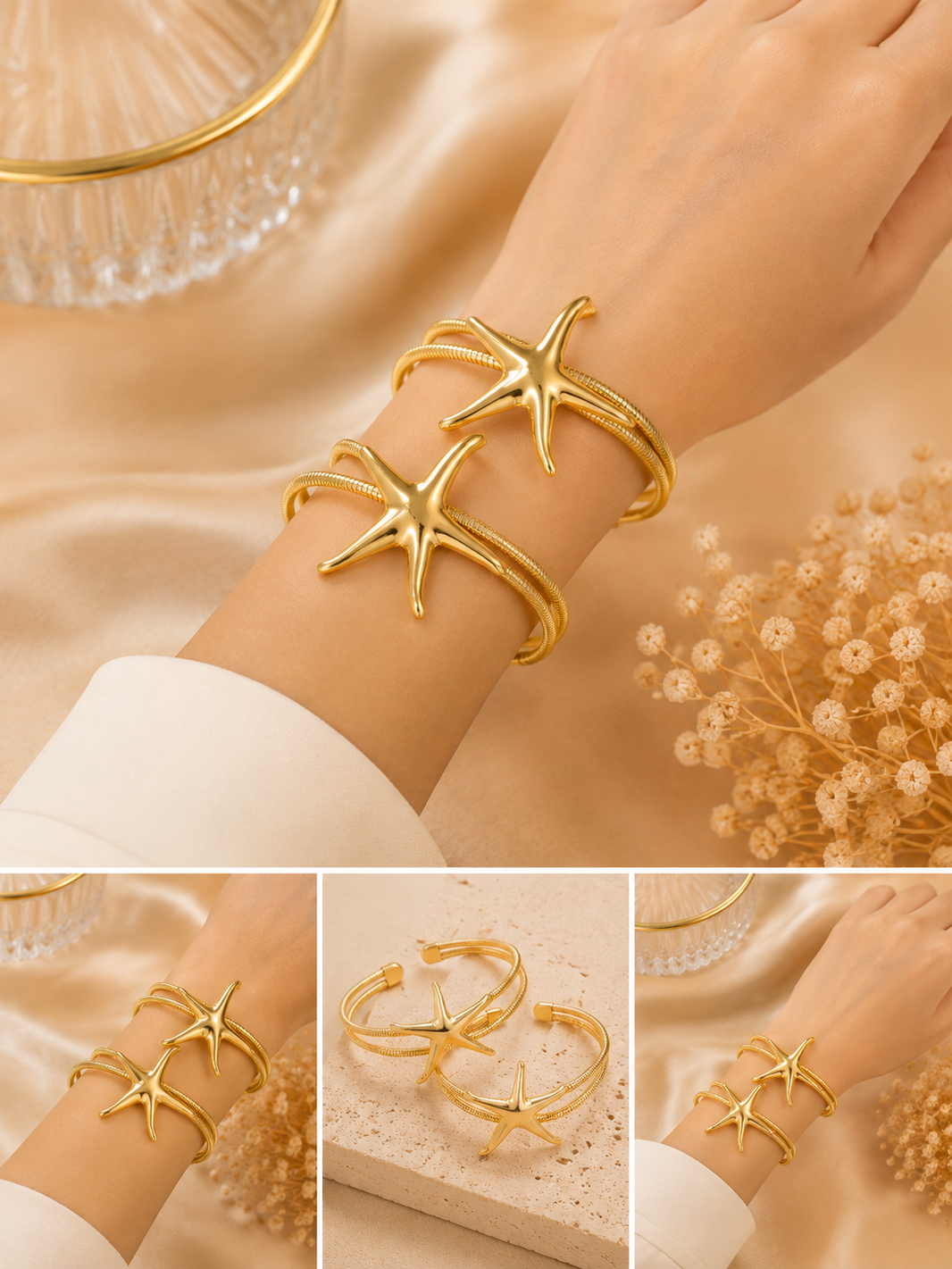 Starfish Glow Cuff