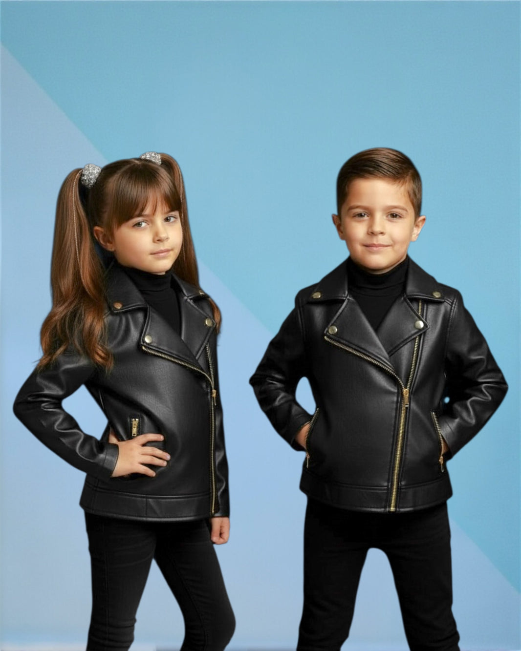 Leather jacket (fully padded fur)