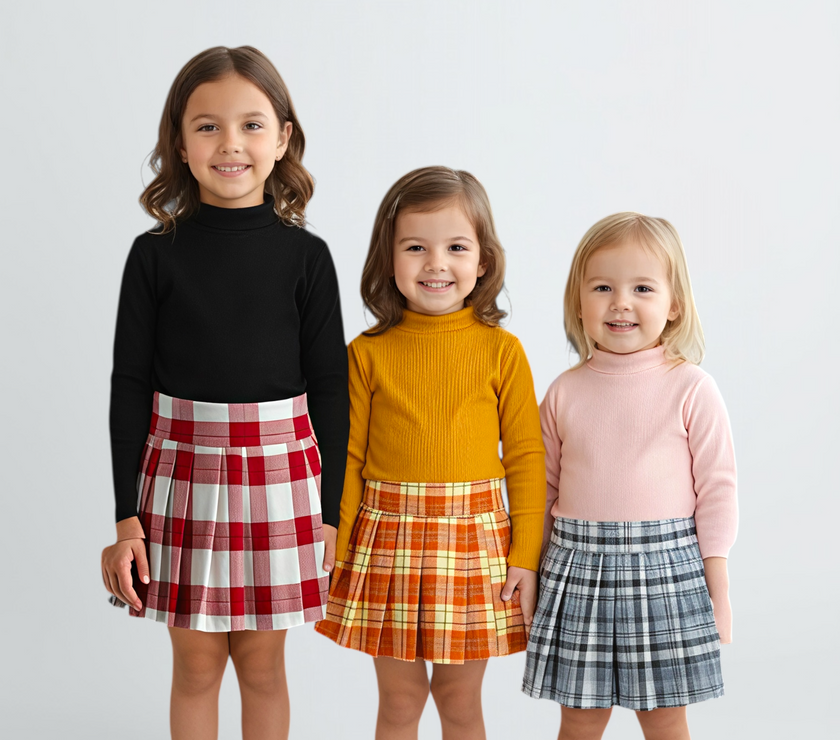 Kitan Skirt  يرجى اختيار مقاس اكبر درجة (تلبيس صغير)