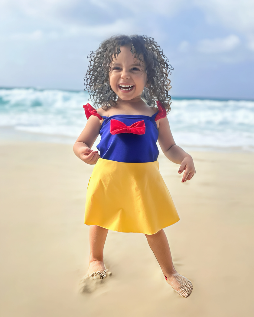 Snow white swimsuit