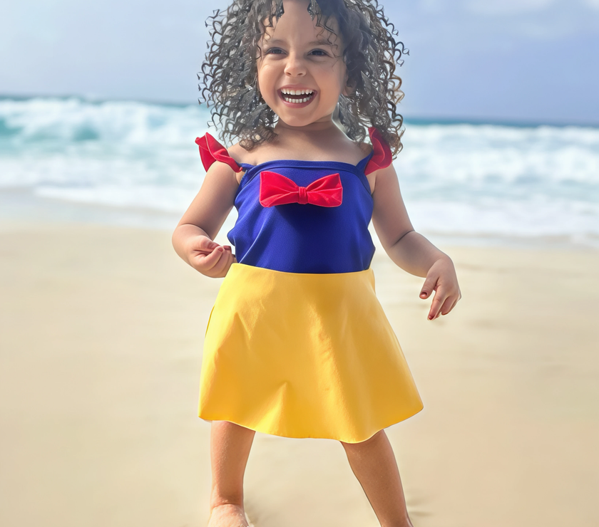 Snow white swimsuit