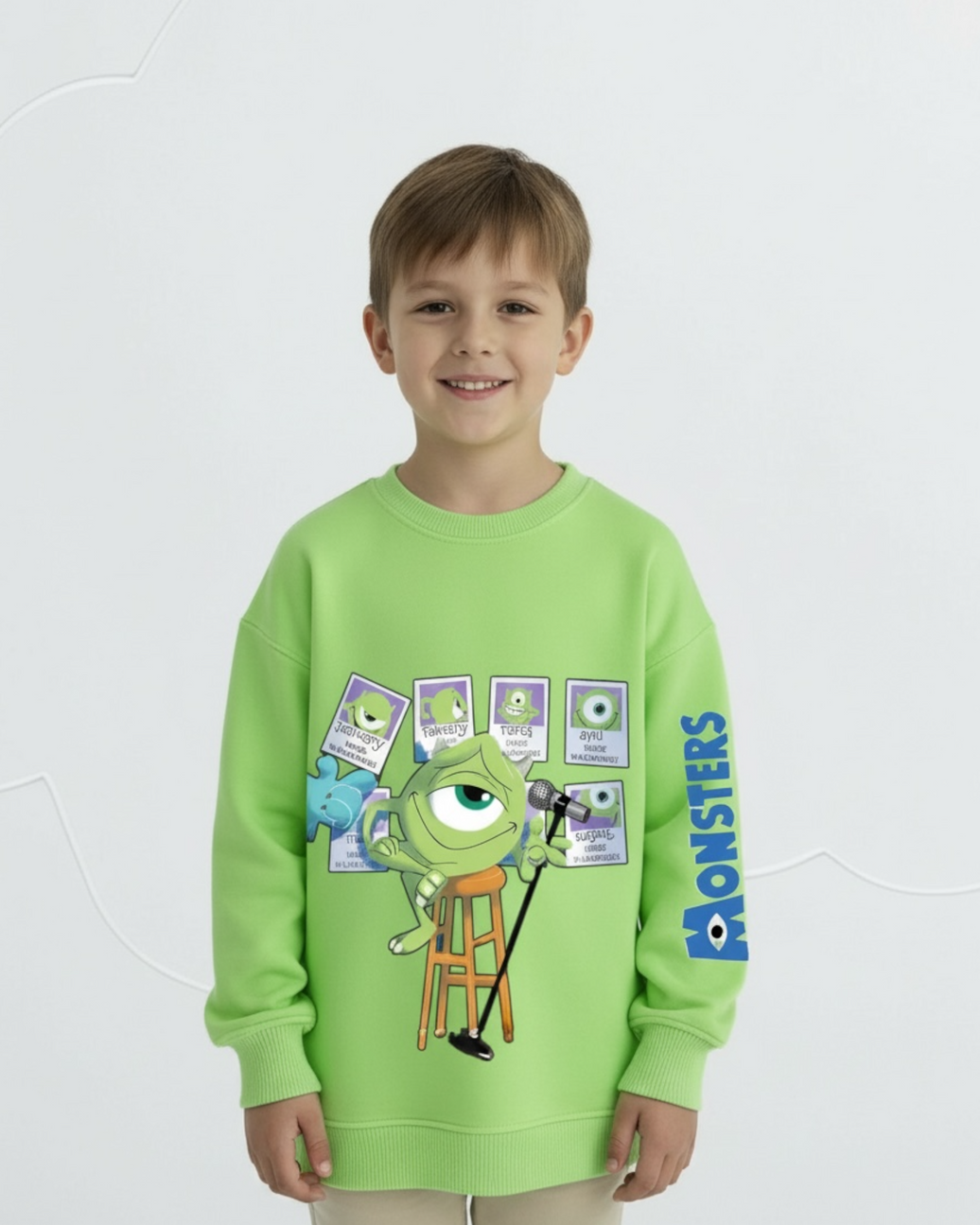 Over size monsters melton sweetshirt Delivery of this product on 15-12-2025