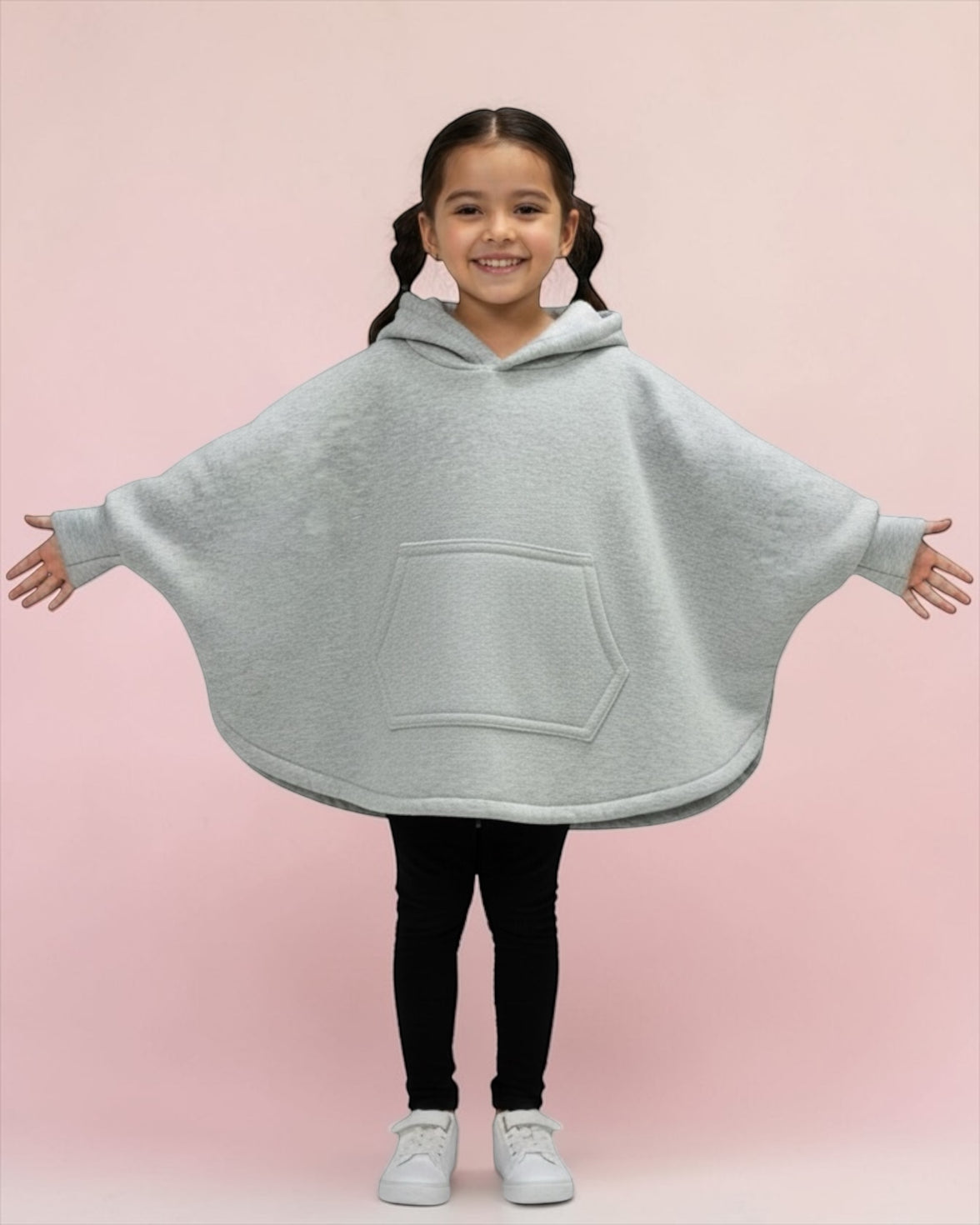 Ponsho melton hoodie