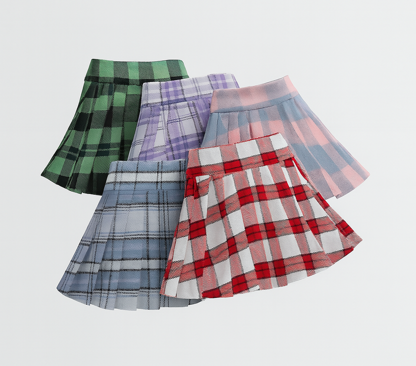 Kitan Skirt  يرجى اختيار مقاس اكبر من المطلوب (تلبيس صغير)