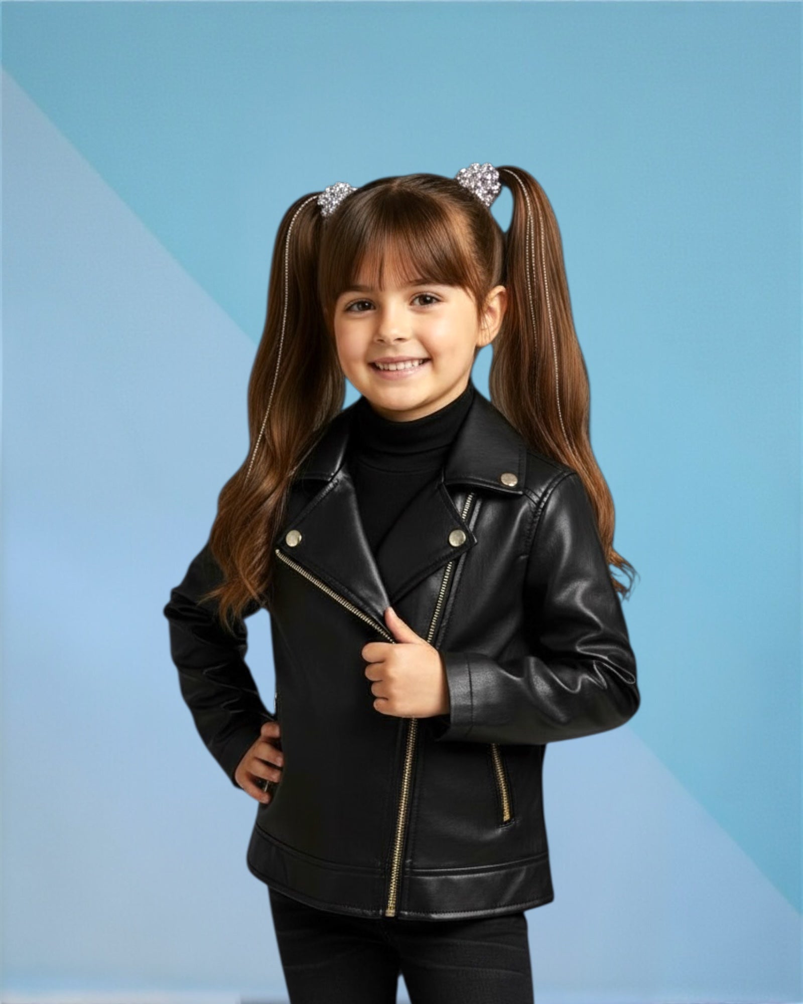 Leather jacket (fully padded fur)
