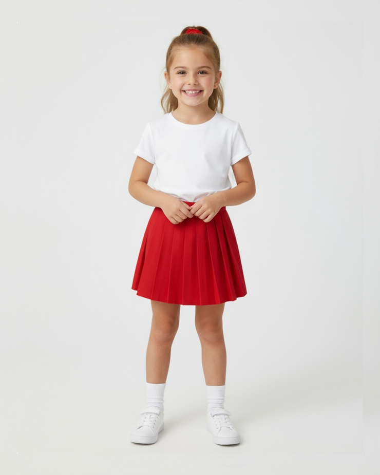 Red Gabrden Skirt