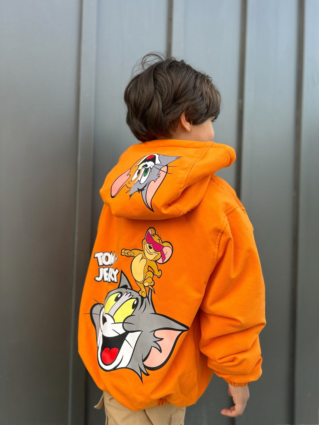 Tom&jerry cotton jacket (fully lined fur)