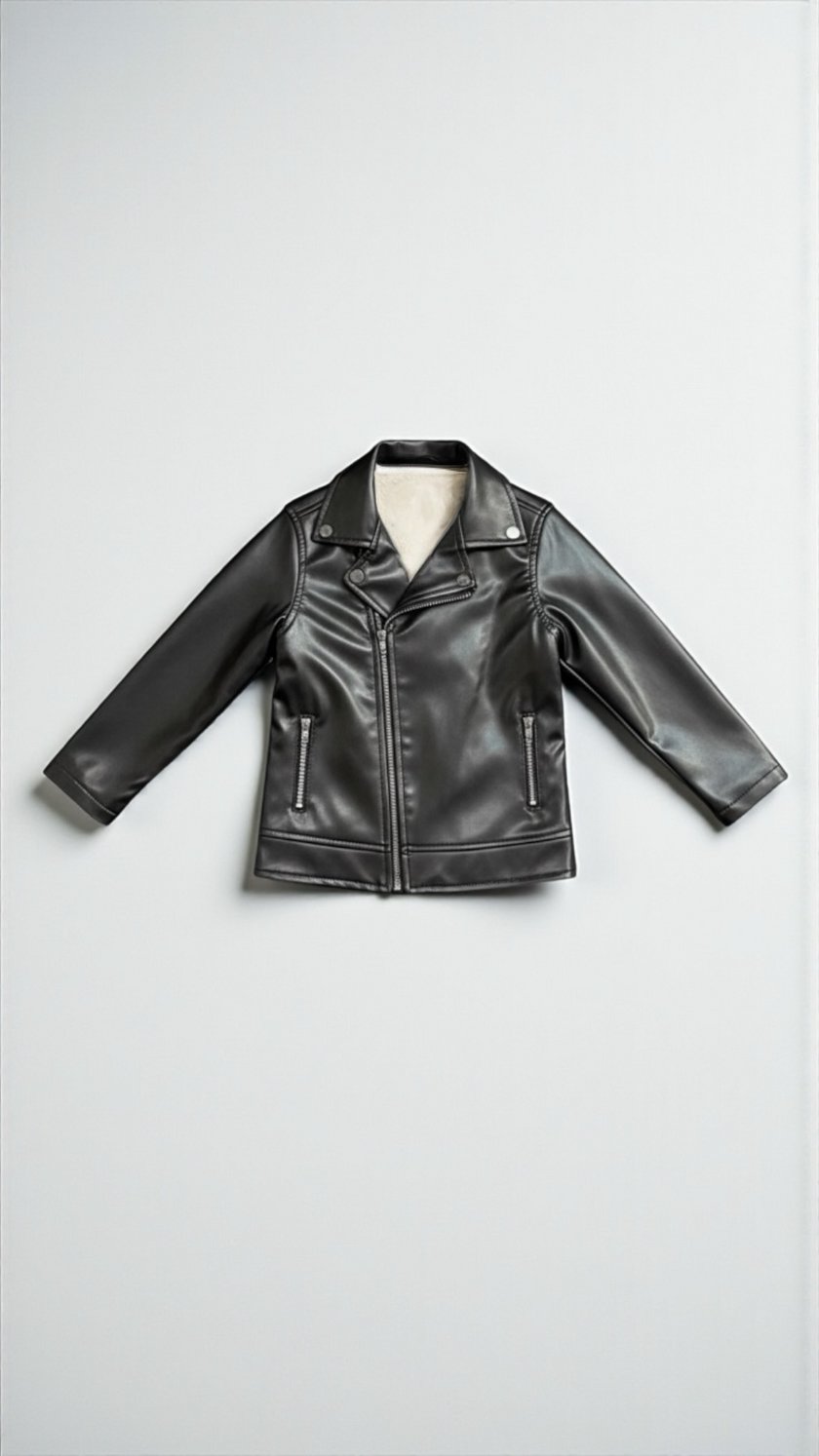 Leather jacket (fully padded fur)