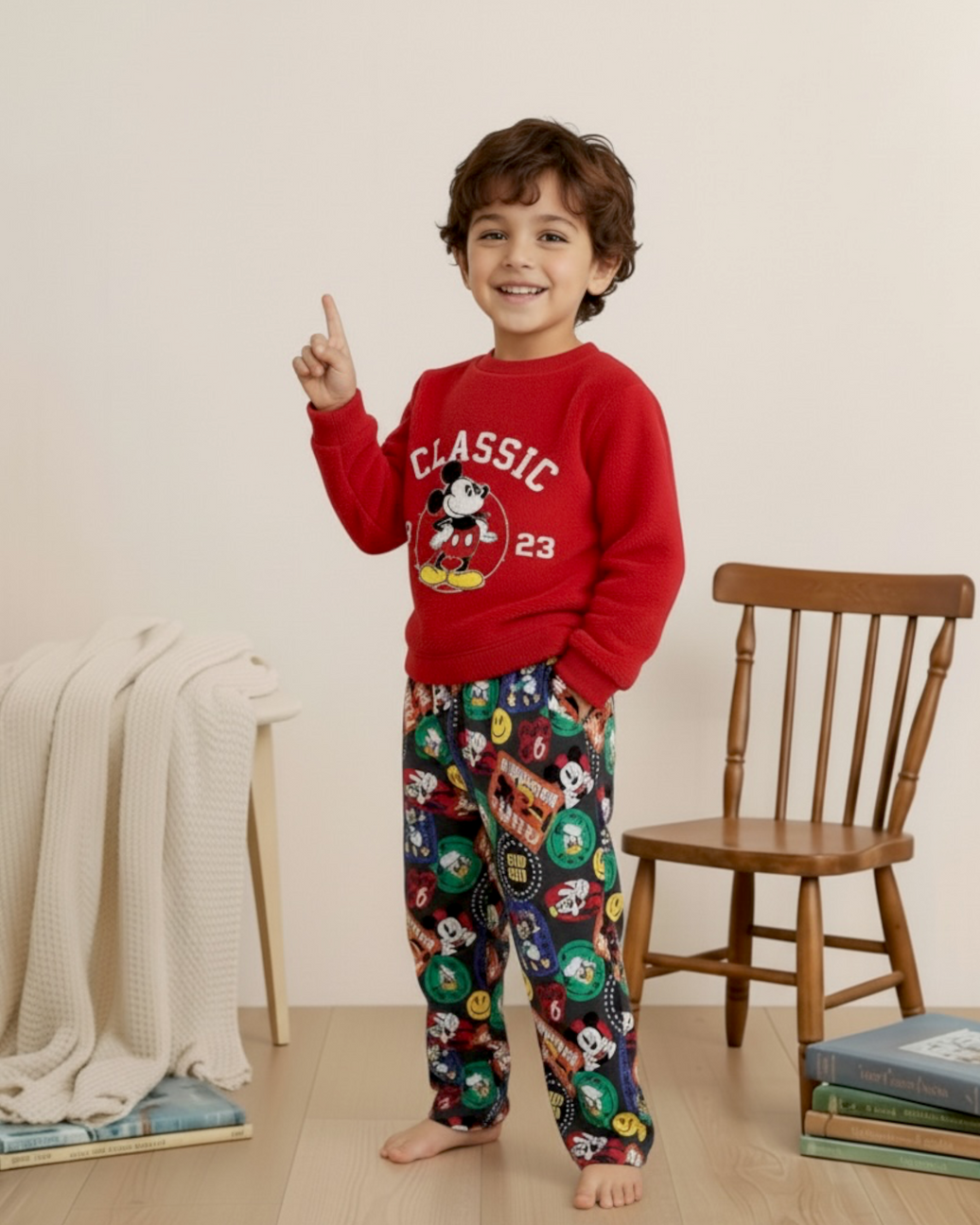 Fur With Qatifa DoubleFace Mickey Pajama Pre-Order – Delivery After 30/10/2026