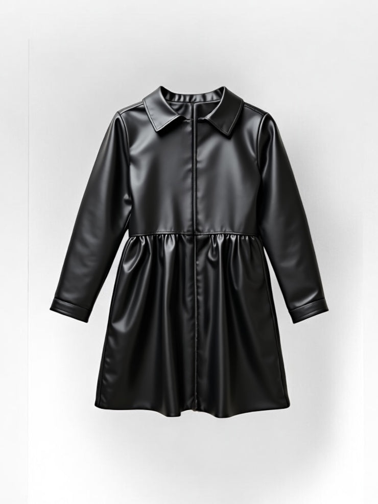 Outlet Leather Dress ( اختيار الديفوه عشوائي)