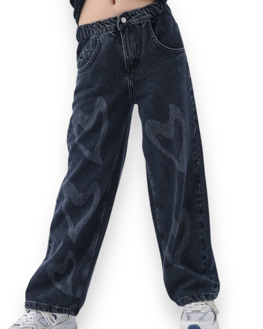 Heart jeans