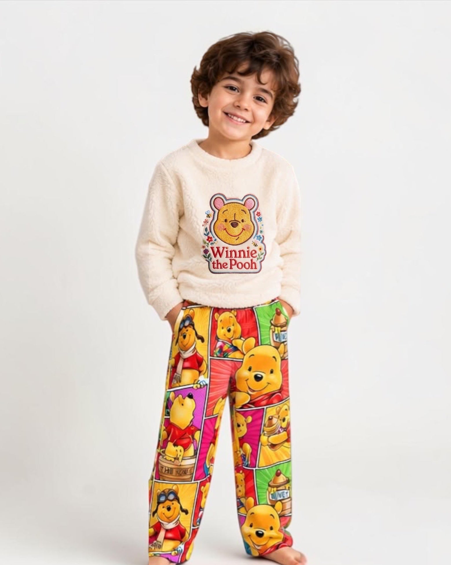 Fur With Qatifa DoubleFace Pooh Pajama Pre-Order – Delivery After 30/10/2026