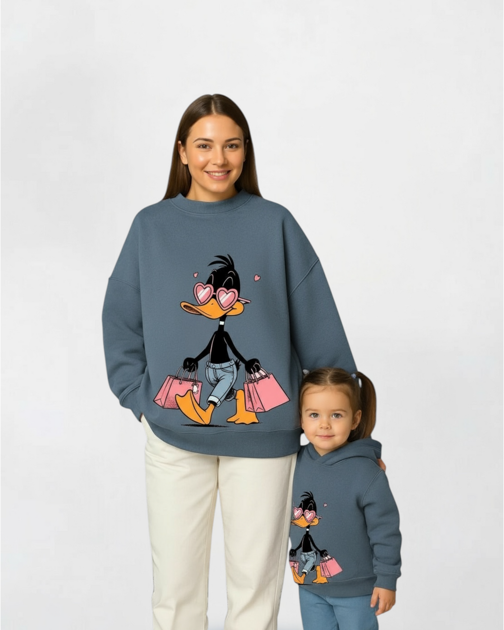 Over size Mamy & child melton shop sweetshirt