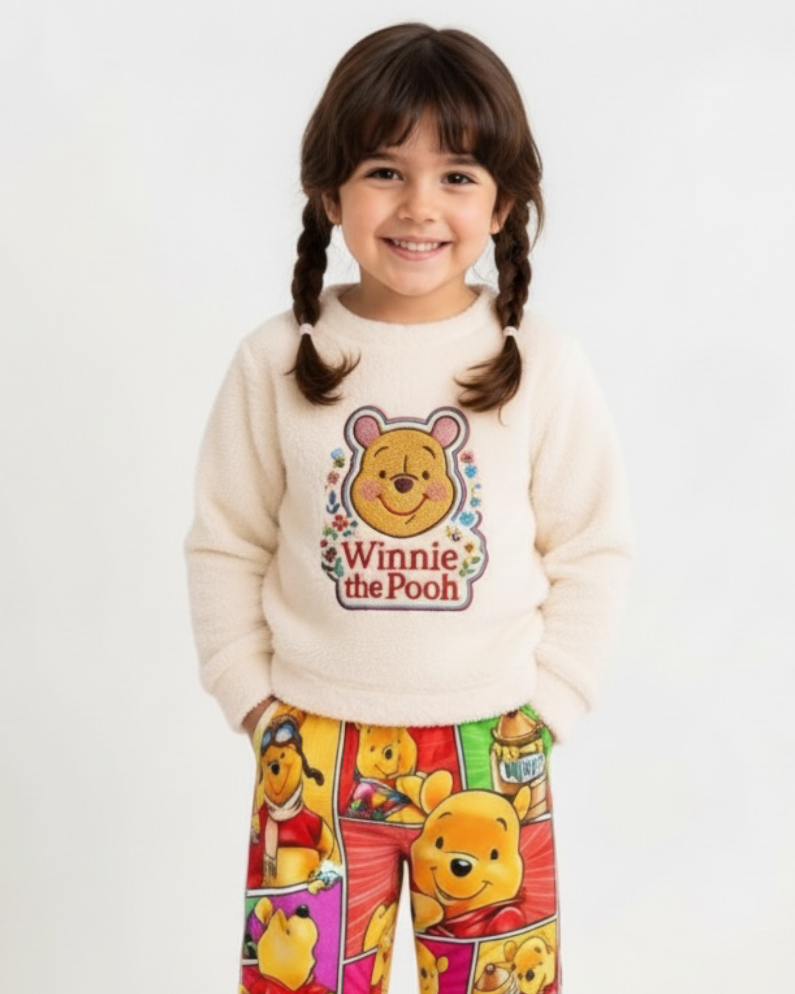 Fur With Qatifa DoubleFace Pooh Pajama Pre-Order – Delivery After 30/10/2026
