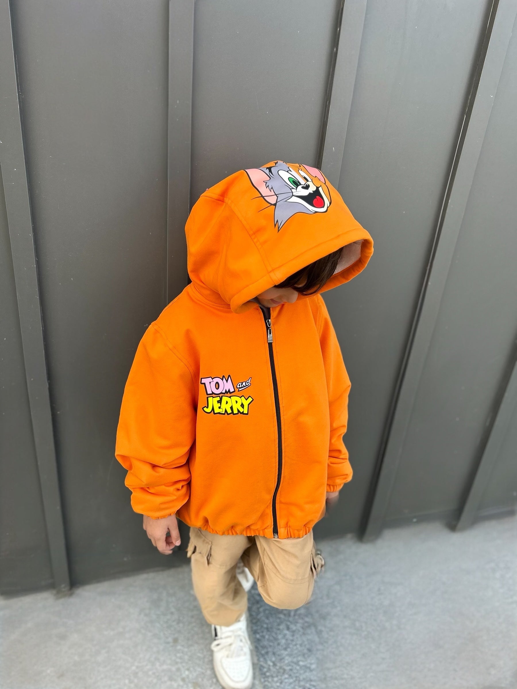 Tom&jerry cotton jacket (fully lined fur)