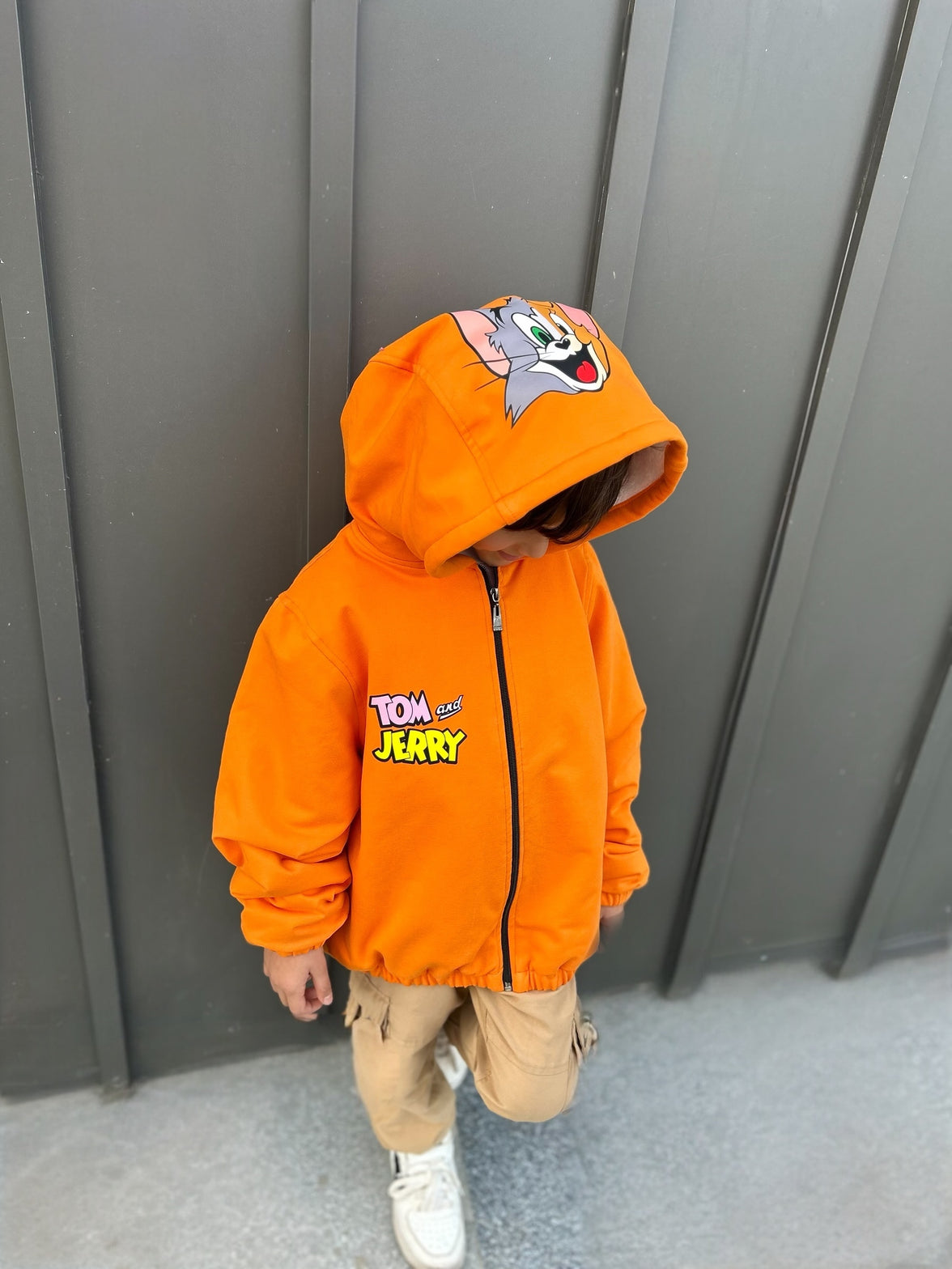 Tom&jerry cotton jacket (fully lined fur)