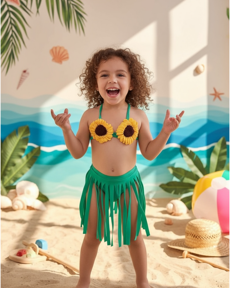 SunFlowerSwimsuit يرجى اختيار مقاس اكبر درجة تلبيس صغير