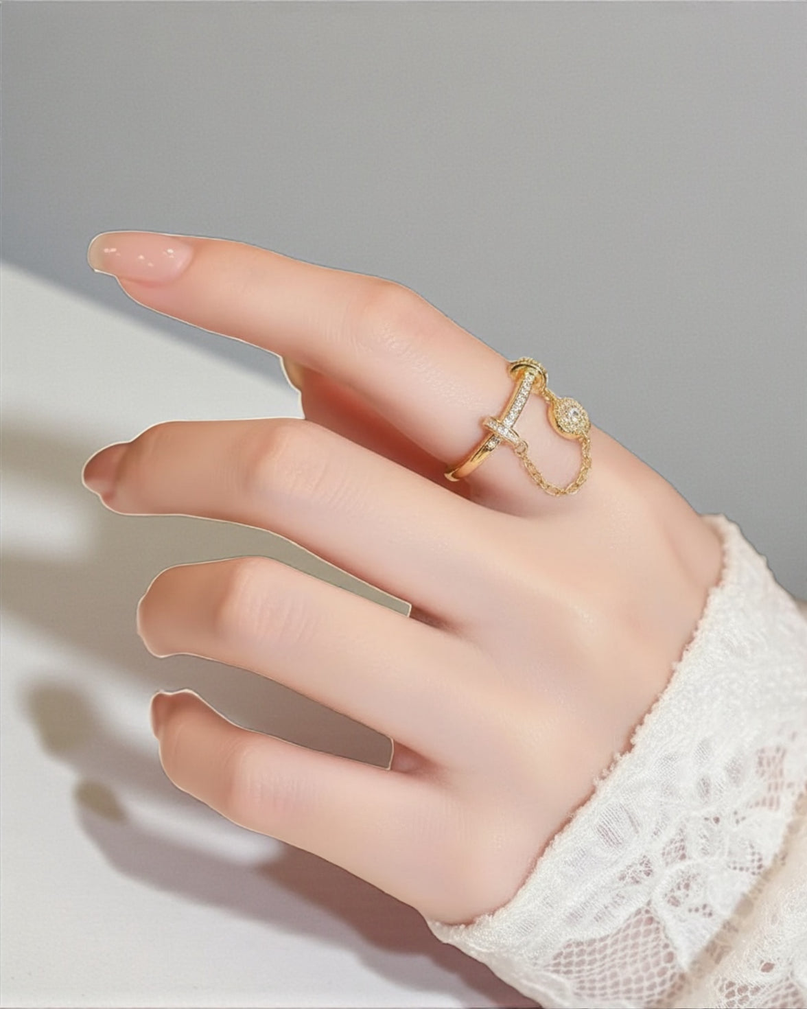 Platinum gold s ring