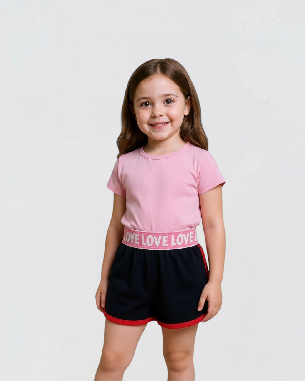 Love black w red short