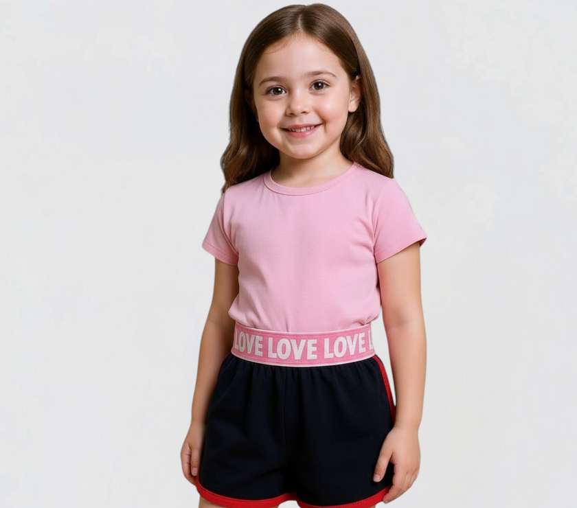 Love black w red short