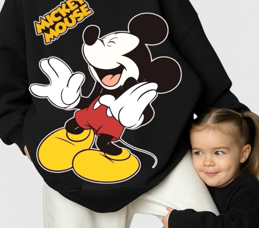 Mamy & child melton mickey sweetshirt تسليم هذا المنتج بعد( 15-10-2025)