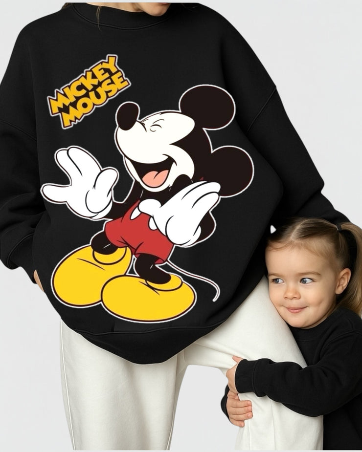 Mamy & child melton mickey sweetshirt تسليم هذا المنتج بعد( 15-10-2025)
