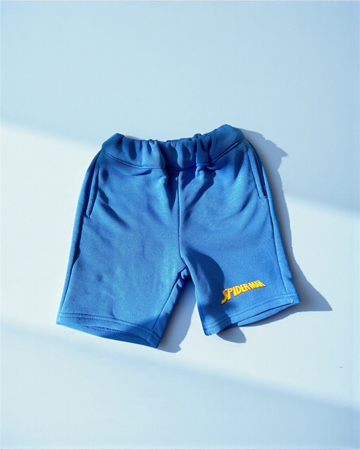 Summer melton blue short