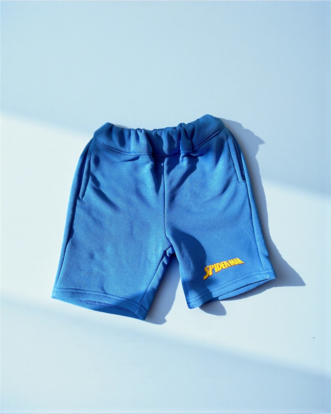 Summer melton blue short
