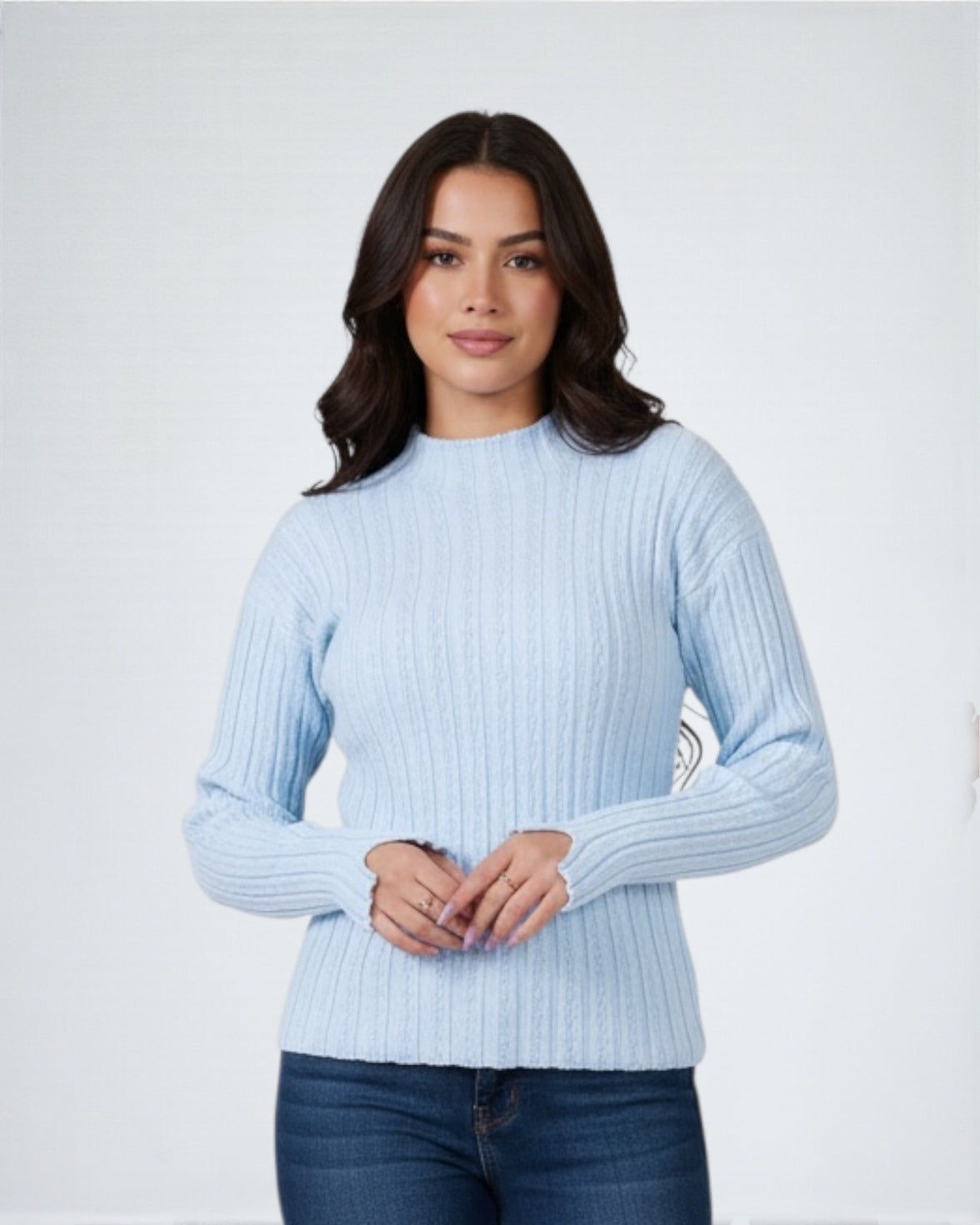 Basic Ribbed Knit Top – One Size