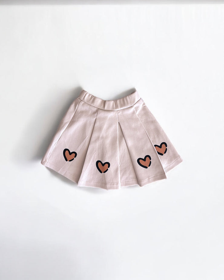 hearts offwhite skirt