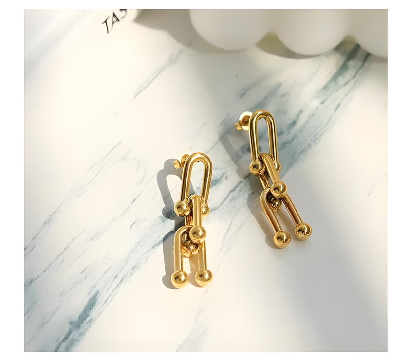 Tiffany stainless steel trend earring