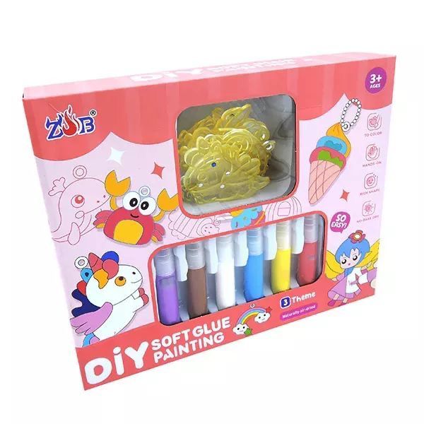 Soft glue painting